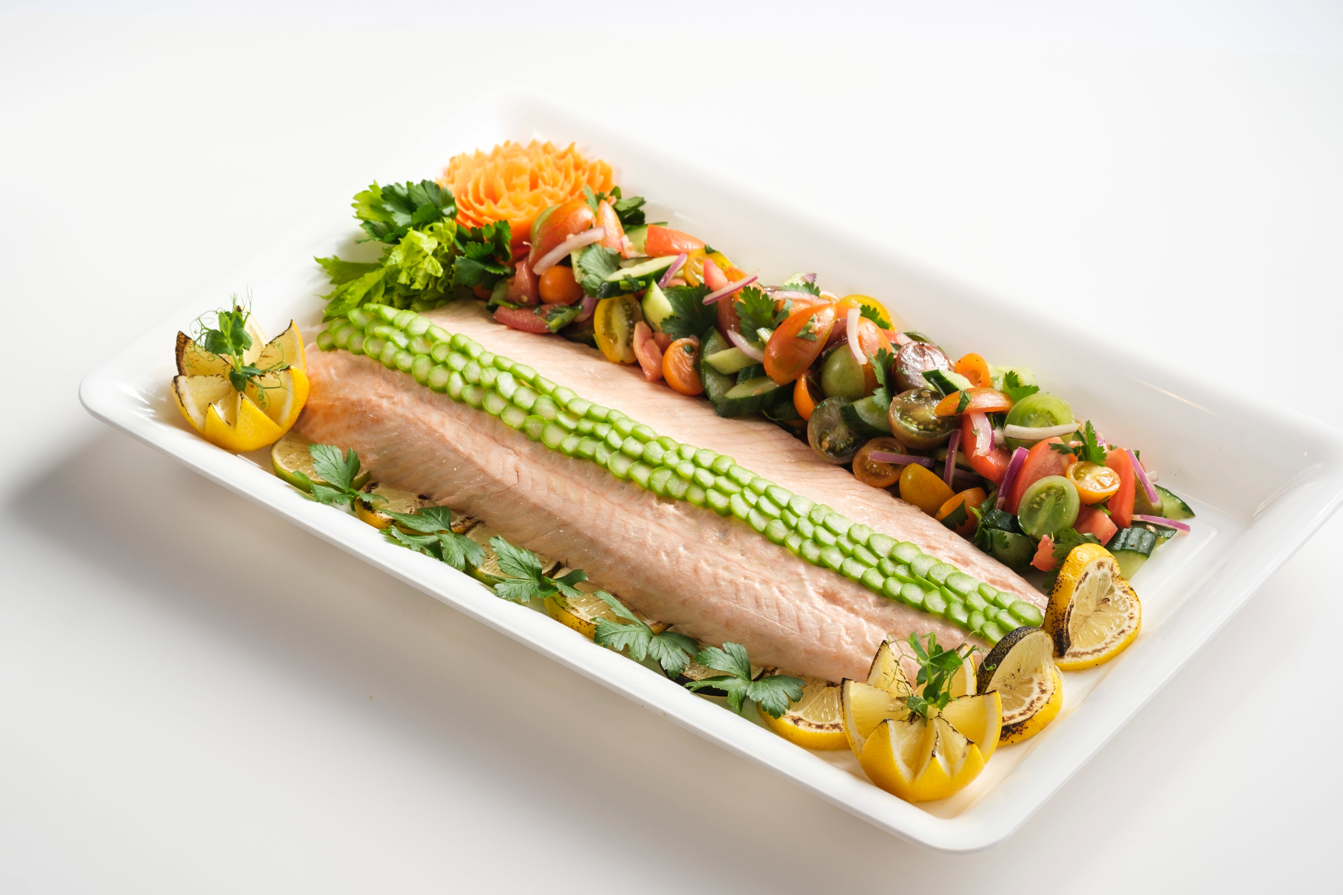 Classic Poached Salmon Daily Garnish